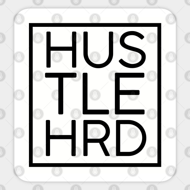 Hustle Hard Sticker by GaryVeeApparel